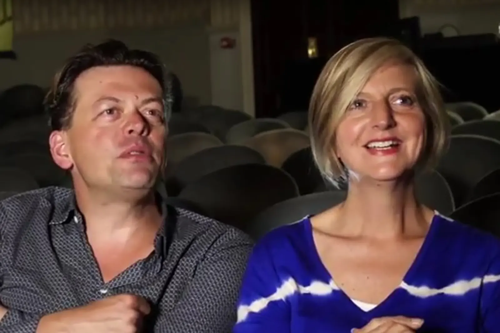 Simon Stephens și regizoarea Marianne Elliott
