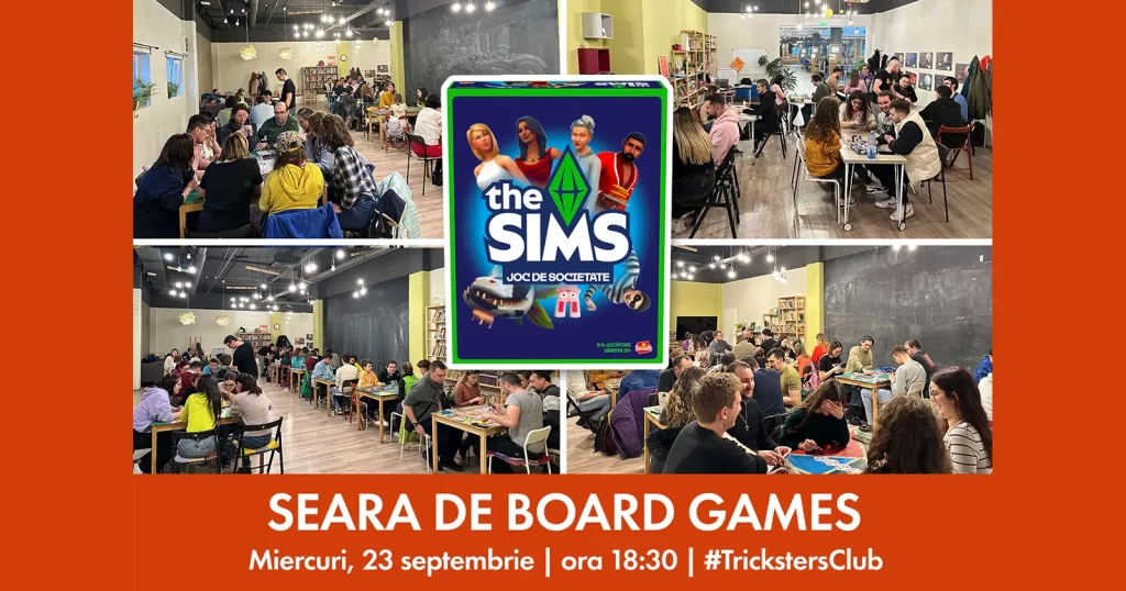 Board Games Brașov The Sims board game joc societate inspirat video familie multiplayer Tricksters Club Magnolia Brasov