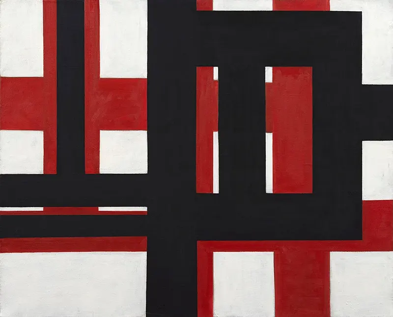 Untitled, compoziție abstractă realizată de William Klein în 1950