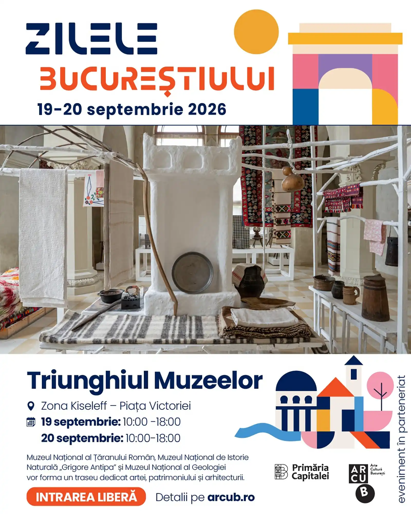 Zilele Bucureștiului 2026: evenimente de top și show-uri live, în Piața Constituției