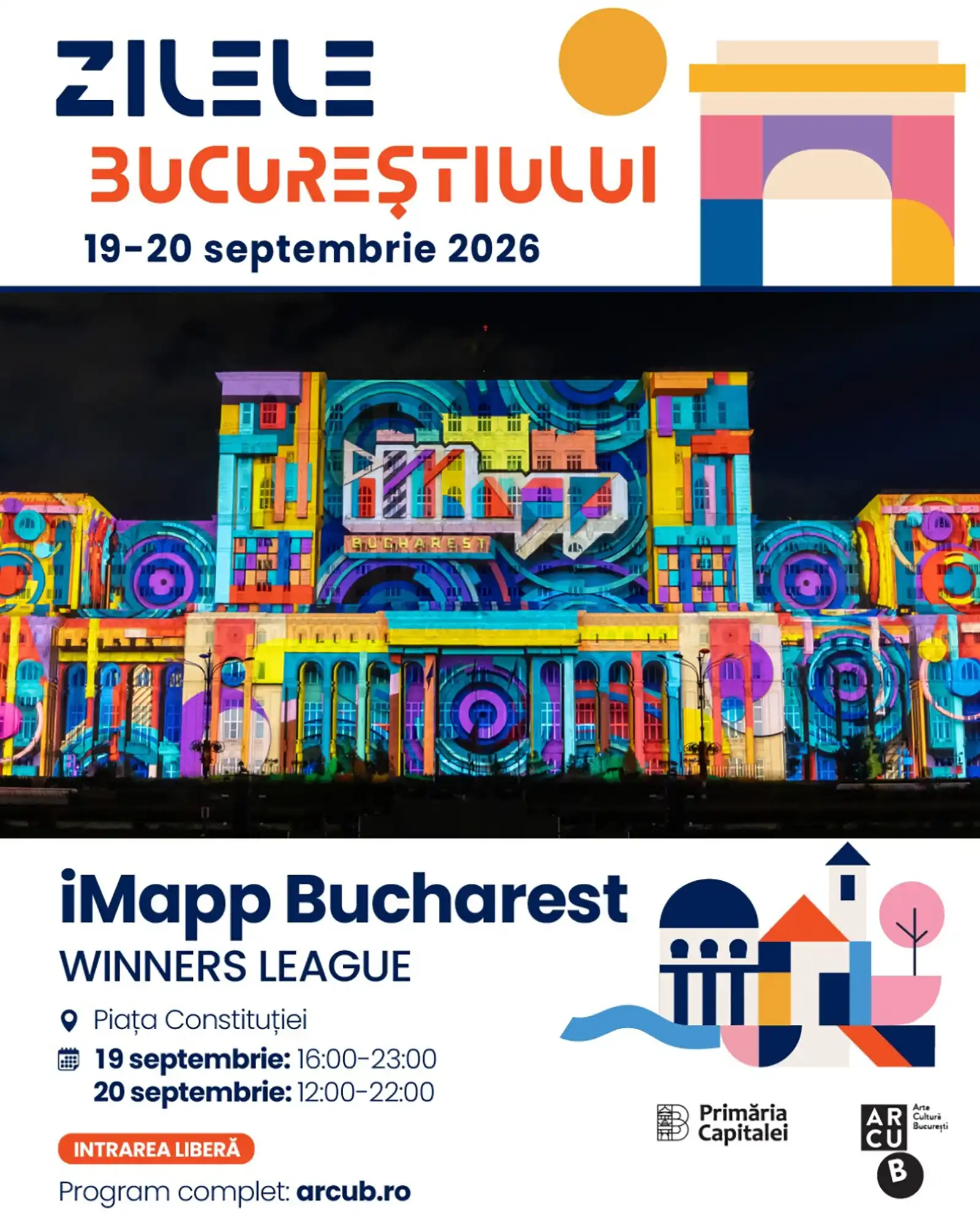 Zilele Bucureștiului 2026: evenimente de top și show-uri live, în Piața Constituției