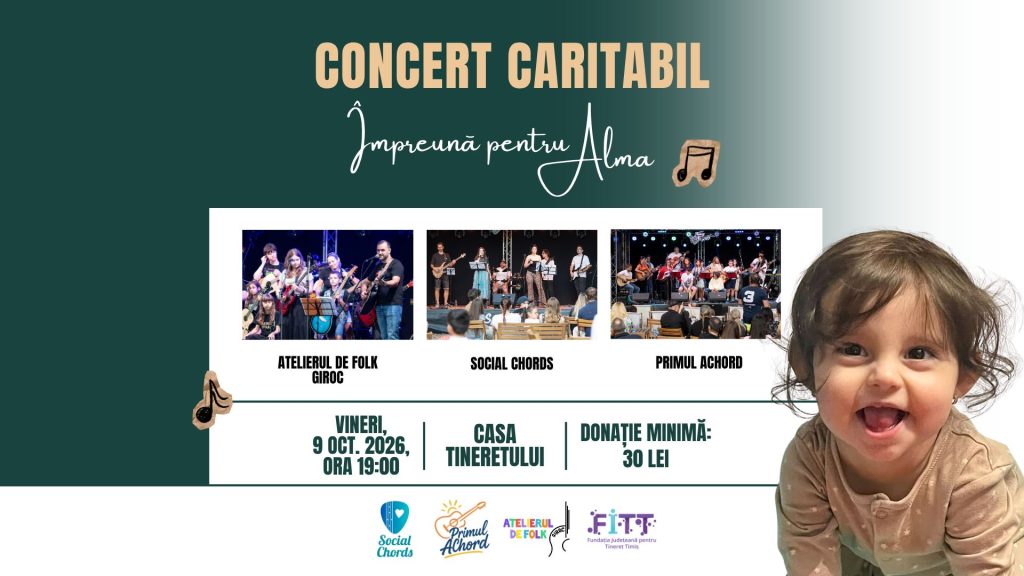 Concert caritabil: Împreună pentru Alma
