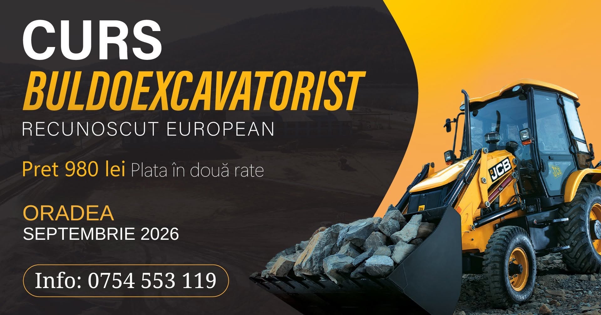 Curs Acreditat – buldoexcavatorist