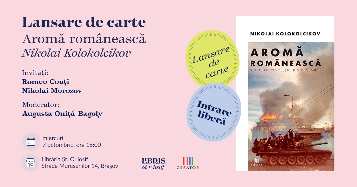 Lansare de carte: Aromă românească – Nikolai Kolokolcikov