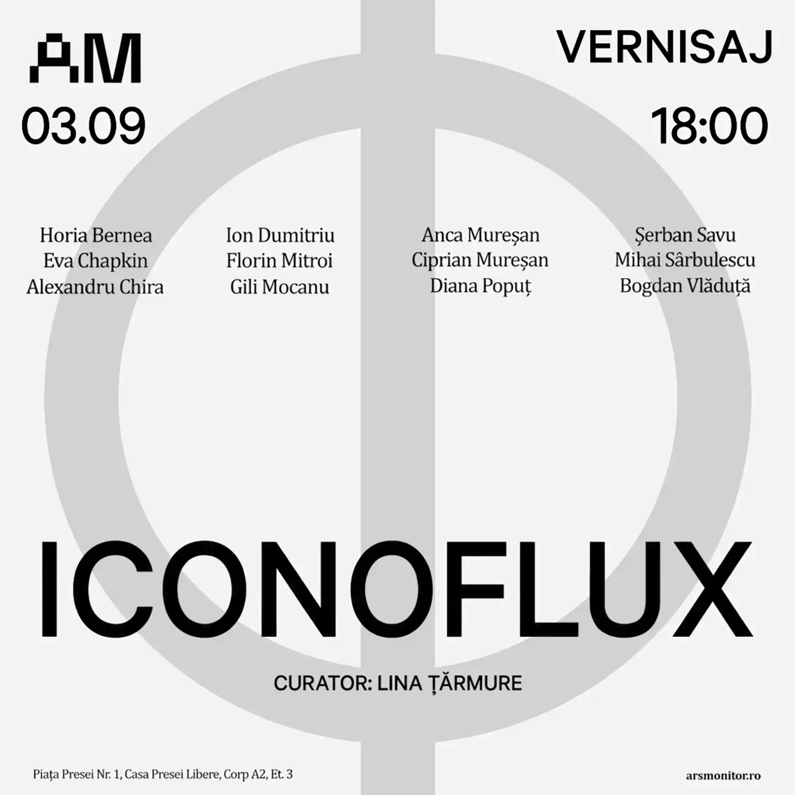 Arsmonitor deschide noul sezon expozițional cu ICONOFLUX