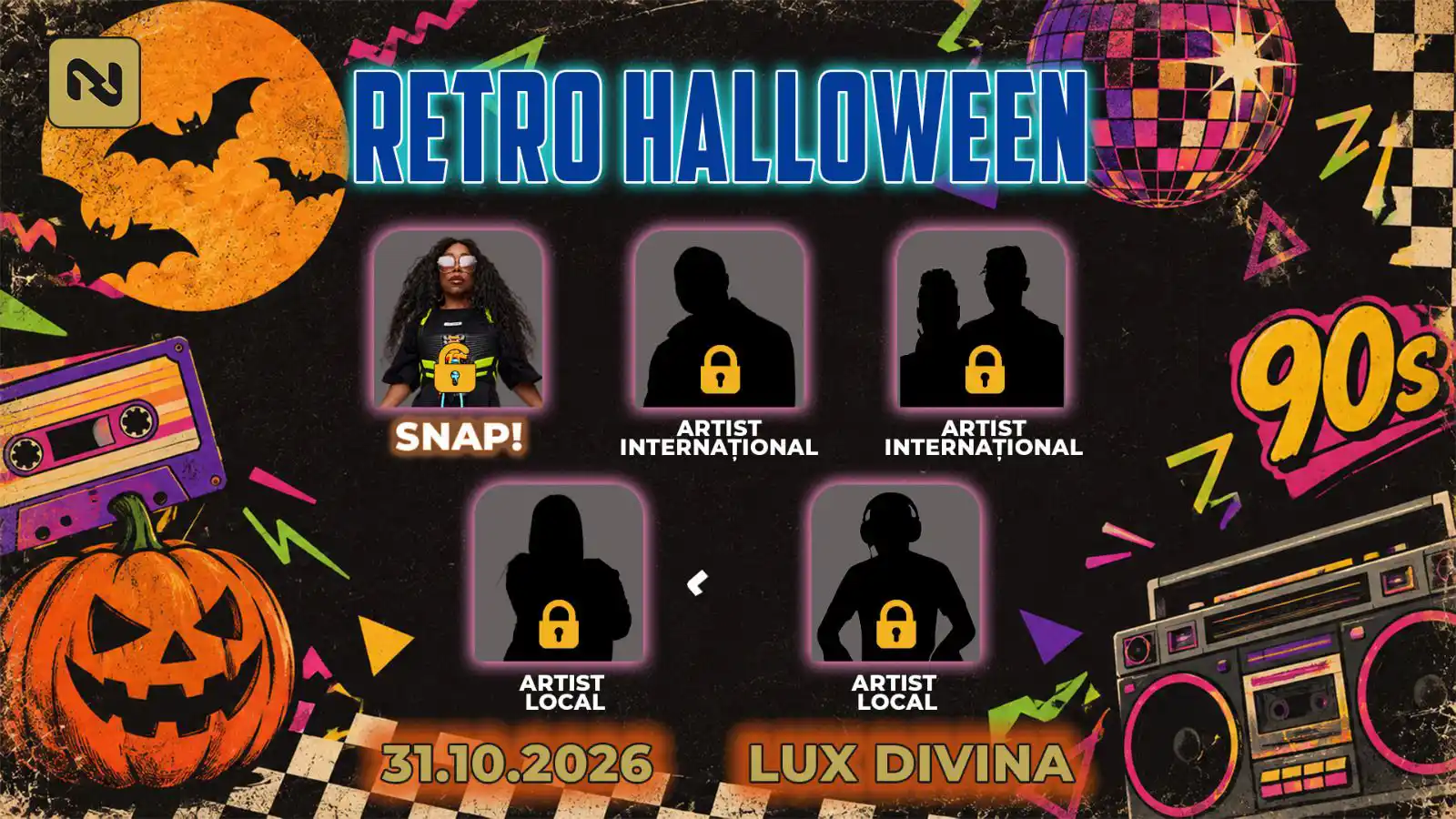 Snap! în concert la Brașov de Halloween
