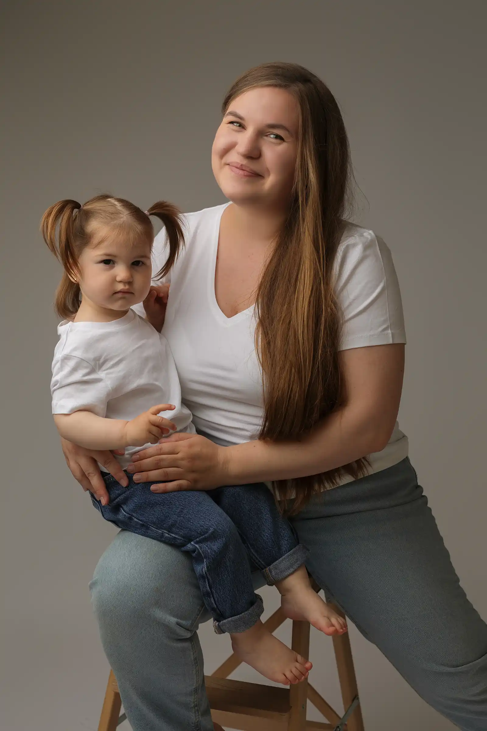 Adelina Mincu cu fetița