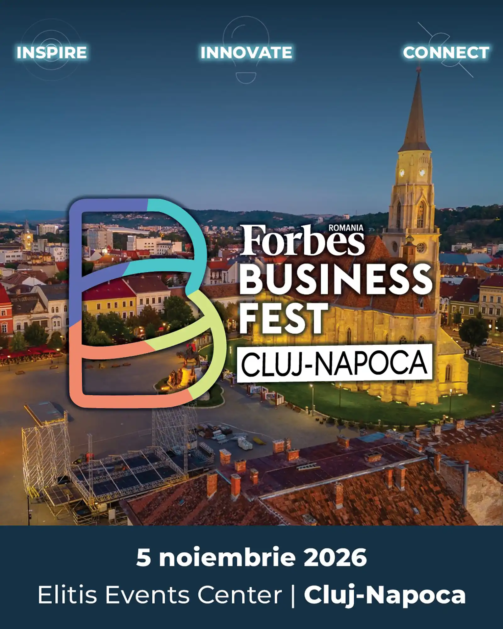 Forbes Romania Business Fest - Cel mai dinamic festival de business din Rom&acirc;nia, acum și la Cluj-Napoca!