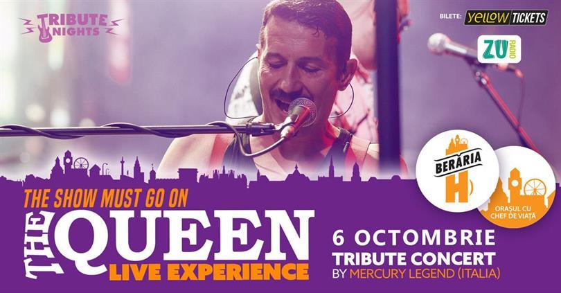 „The Show Must Go On” – Queen Tribute Concert by Mercury Legend (Italy) @ Berăria H
