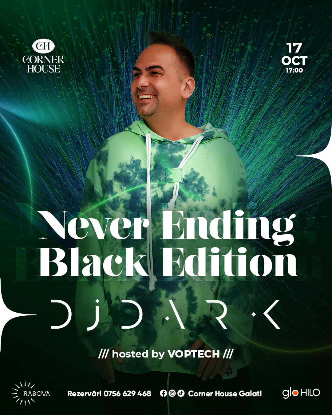 Never Ending Black Edition – Dj Dark & Voptech @Corner House