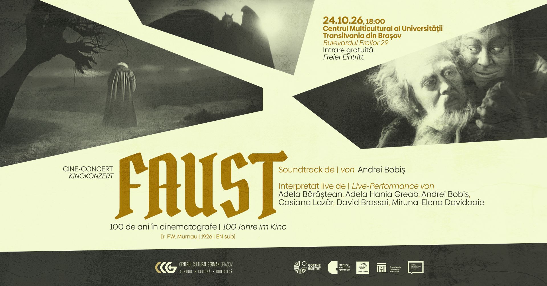 Cine-concert Faust | 100 de ani în cinematografe