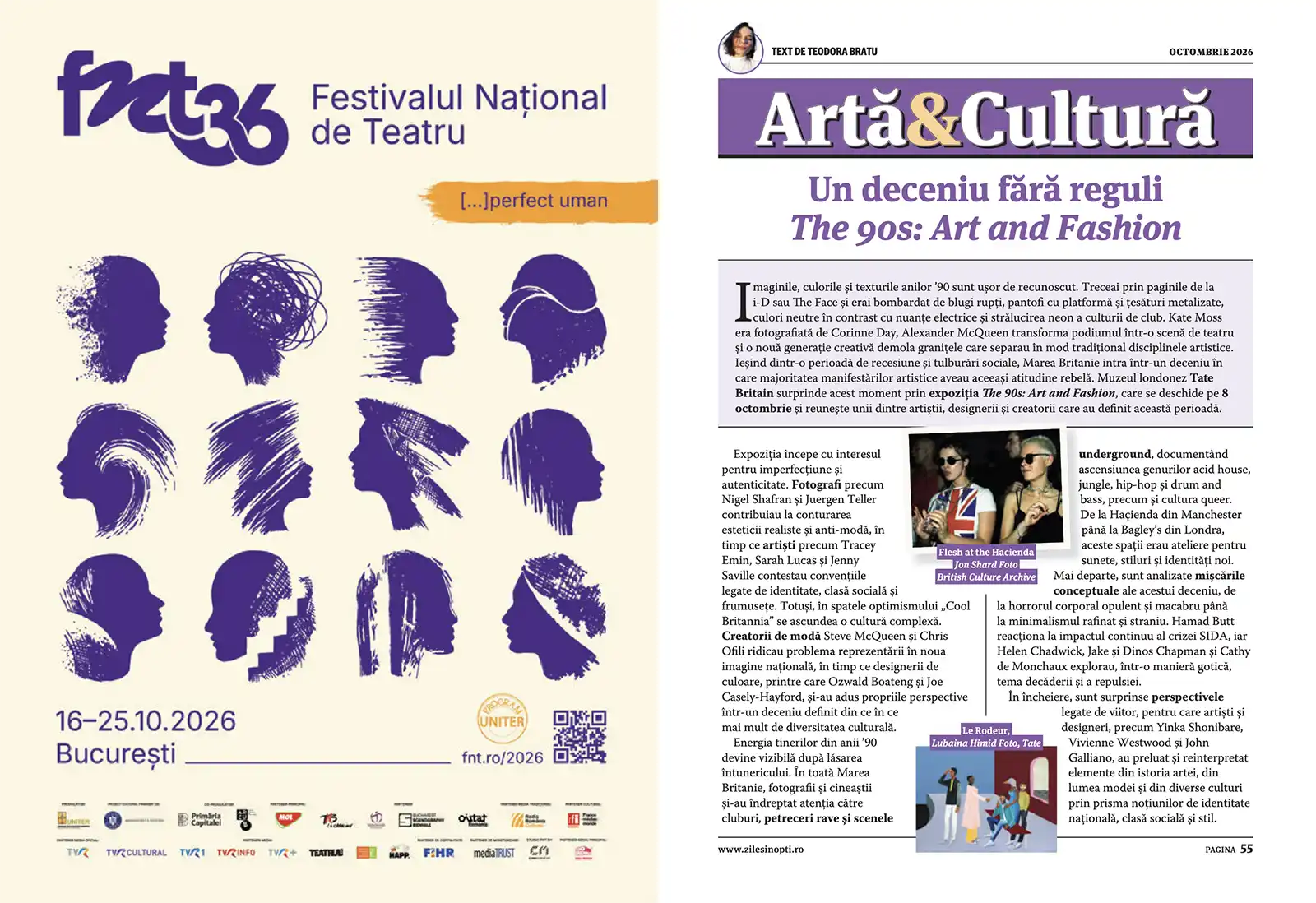 Zile și Nopți, deschidere capitol Artă & Cultură