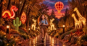 Cel mai mare parc de lumini din țară - Lumina Park
