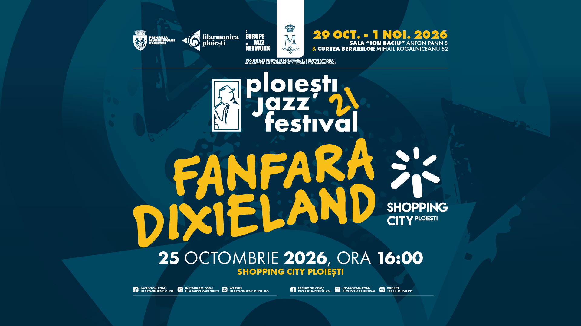 Fanfara Dixieland live în Shopping City Ploiești | Ploiești Jazz Festival XXI