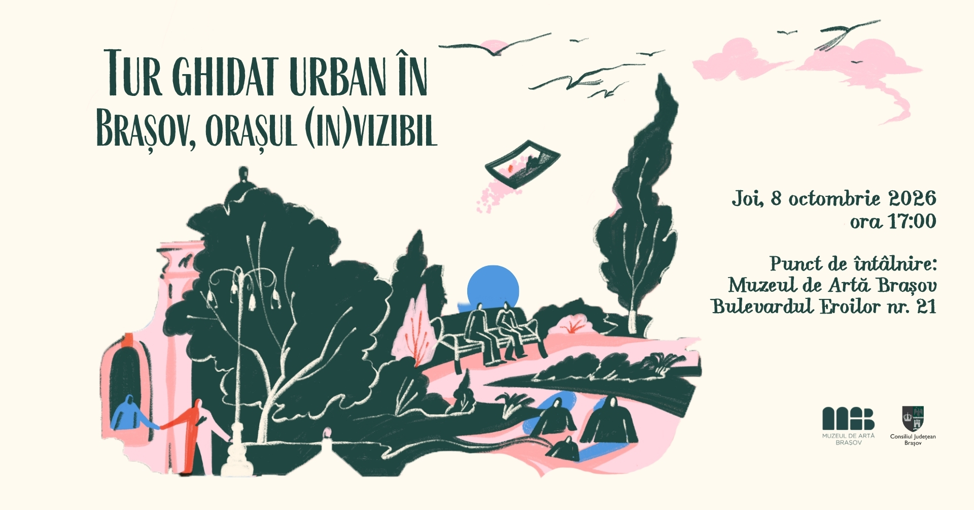 Tur ghidat urban în Brașov, orașul (in)vizibil