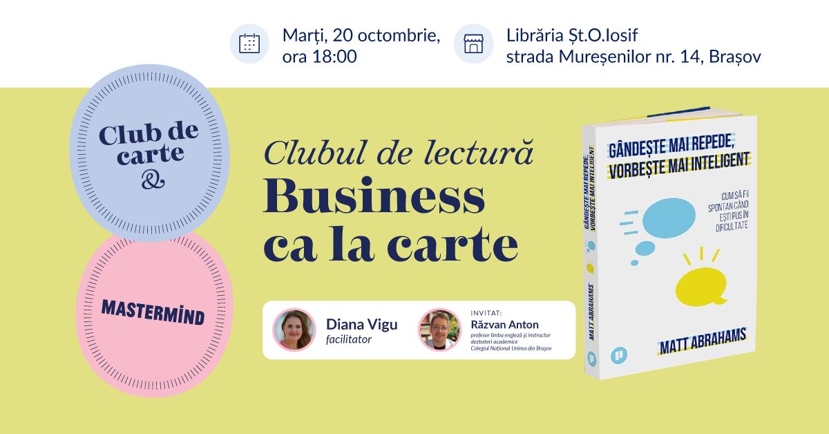 Business ca la carte – Club de carte și mastermind