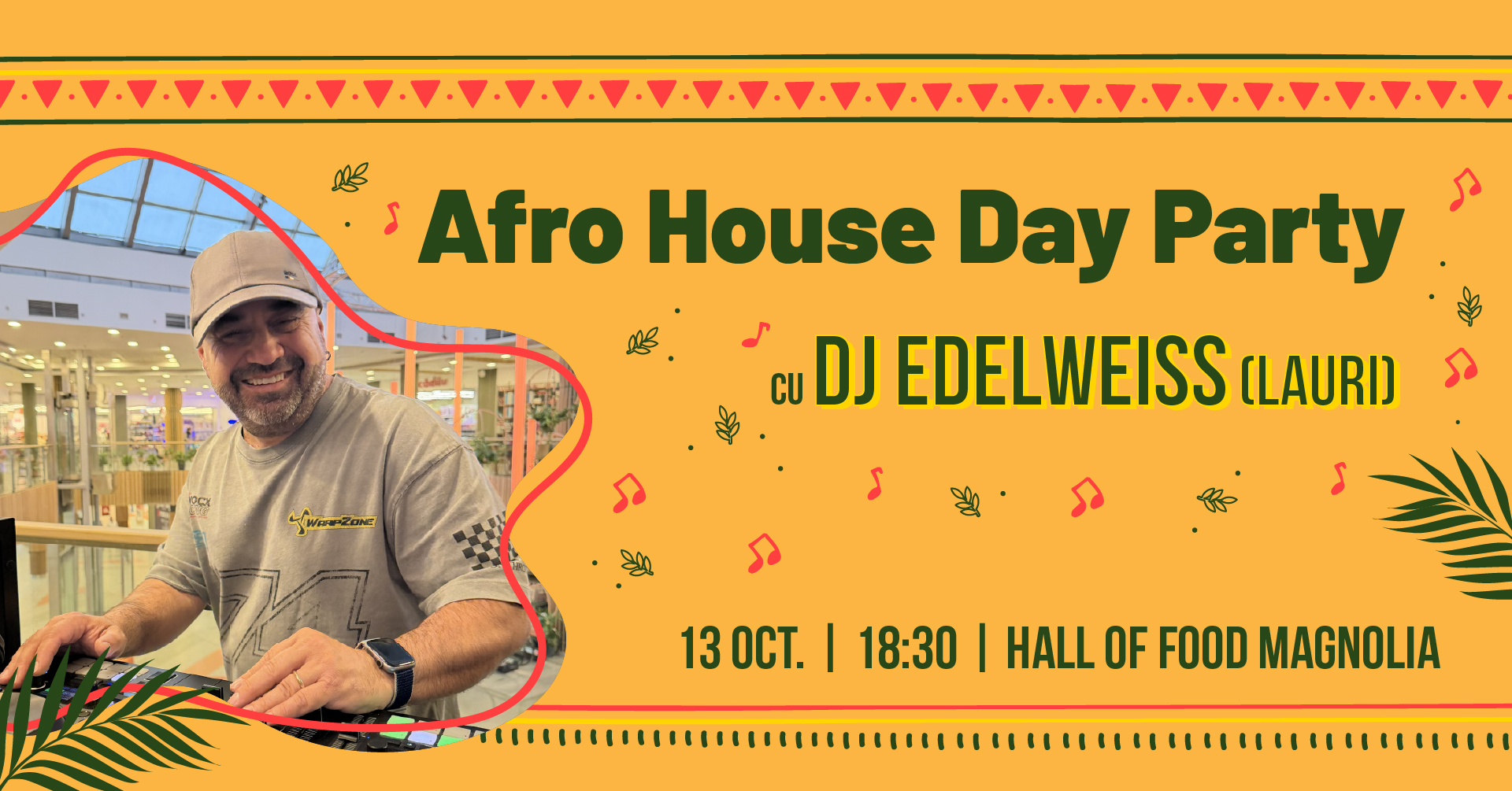 Afro House Day Party cu DJ Edelweiss (Lauri)