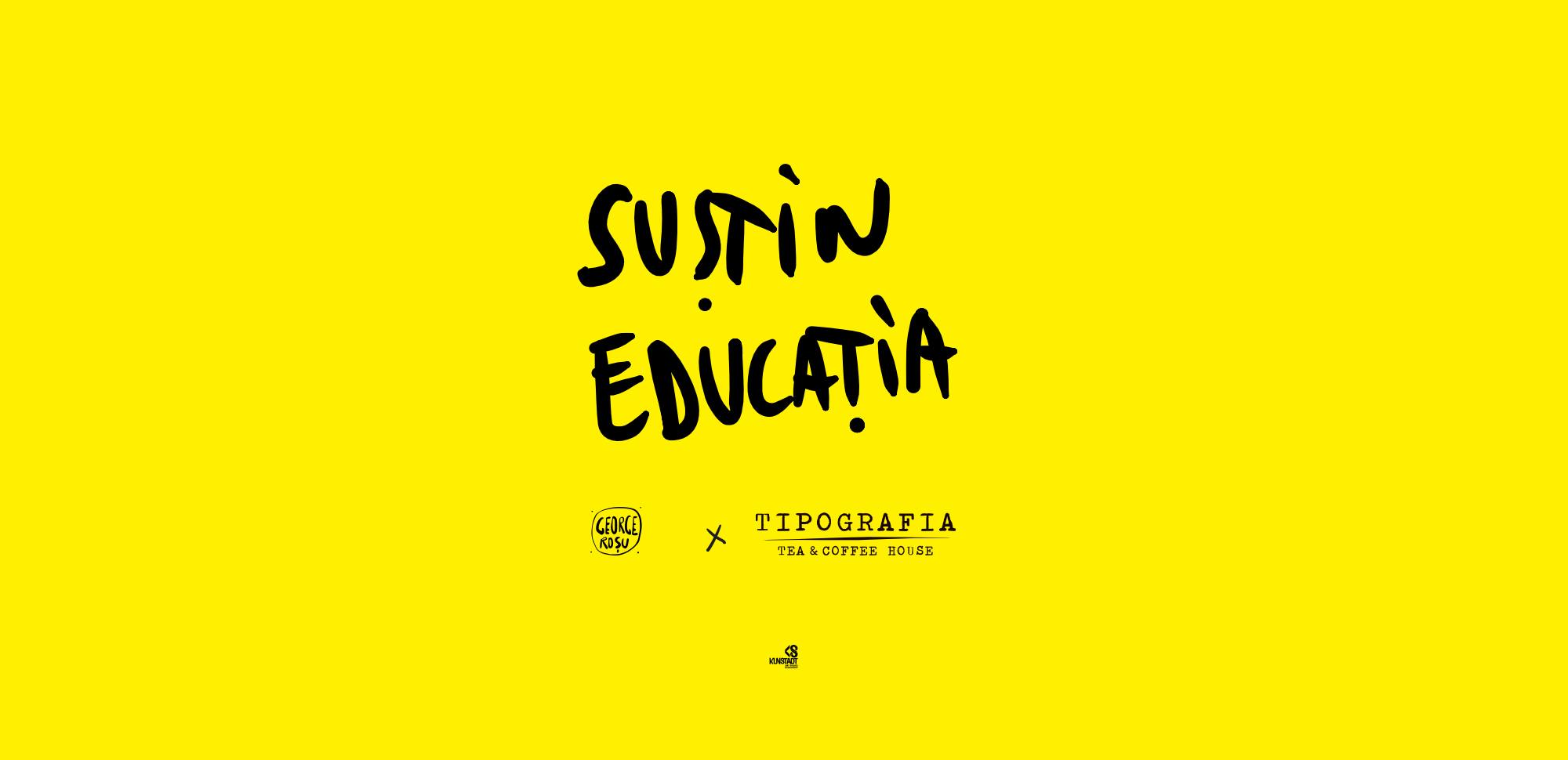Susțin educația – de George Roșu, la Tipografia, de NAG 2026