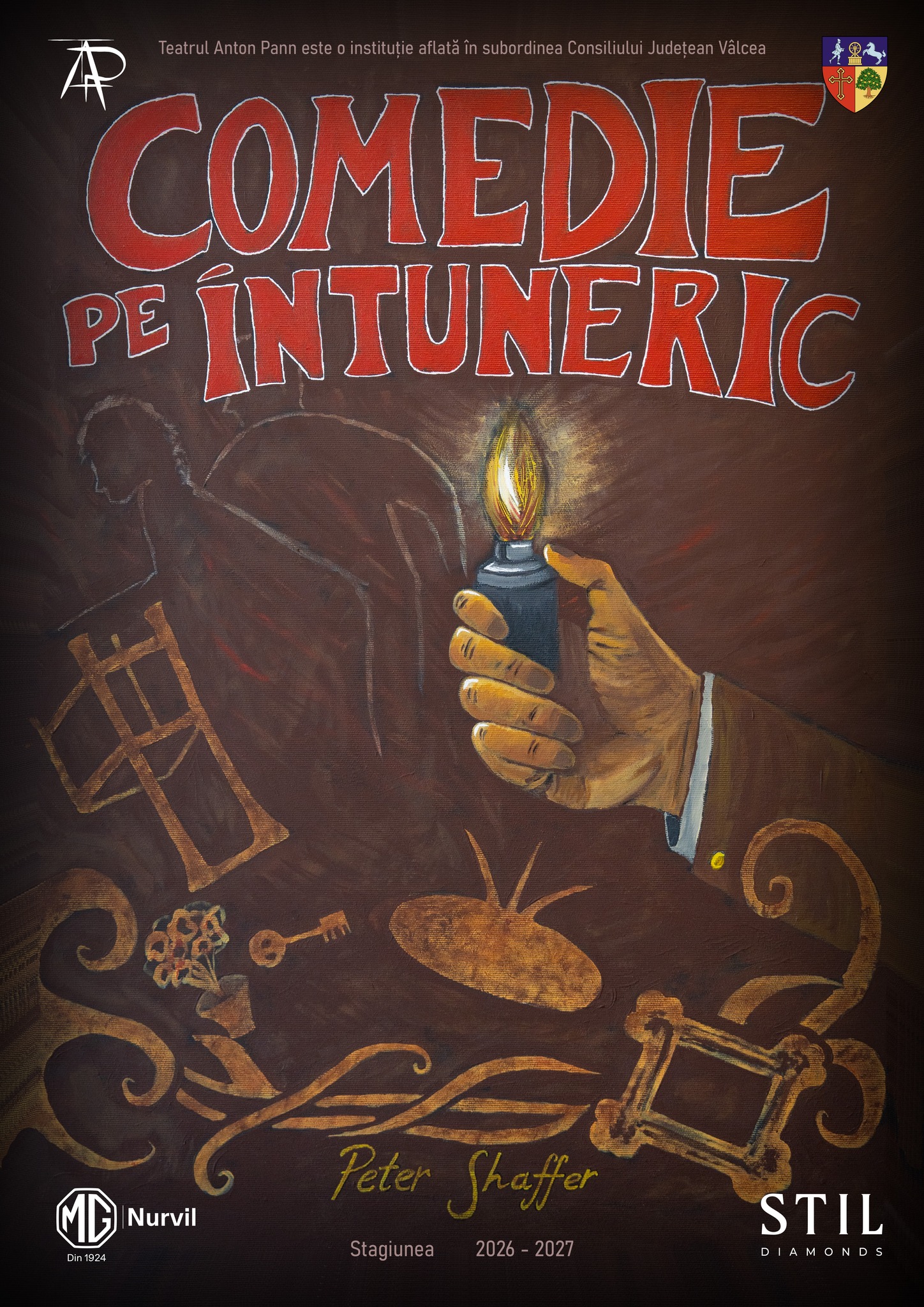 „COMEDIE PE ÎNTUNERIC” de Peter Shaffer