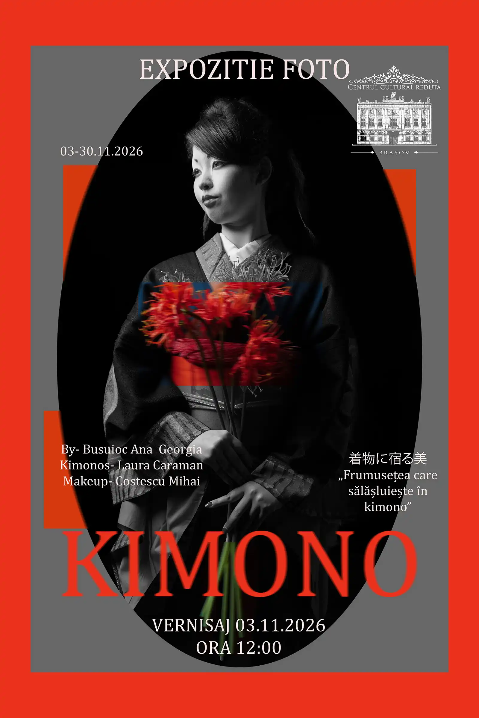 „KIMONO” – o întâlnire fotografică cu eleganța și misterul culturii japoneze, la Brașov