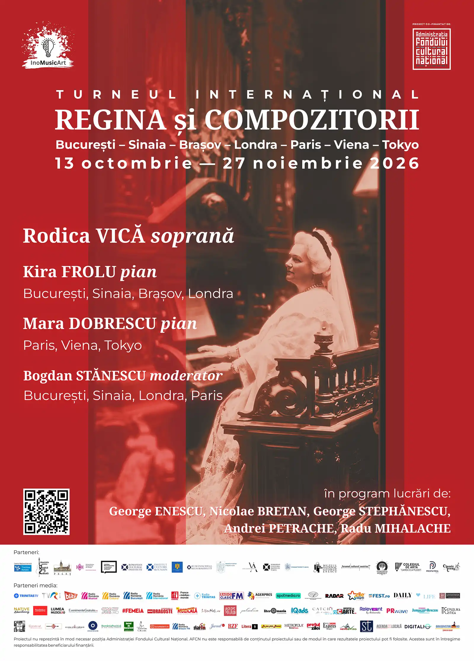 Turneul internațional “REGINA și COMPOZITORII”