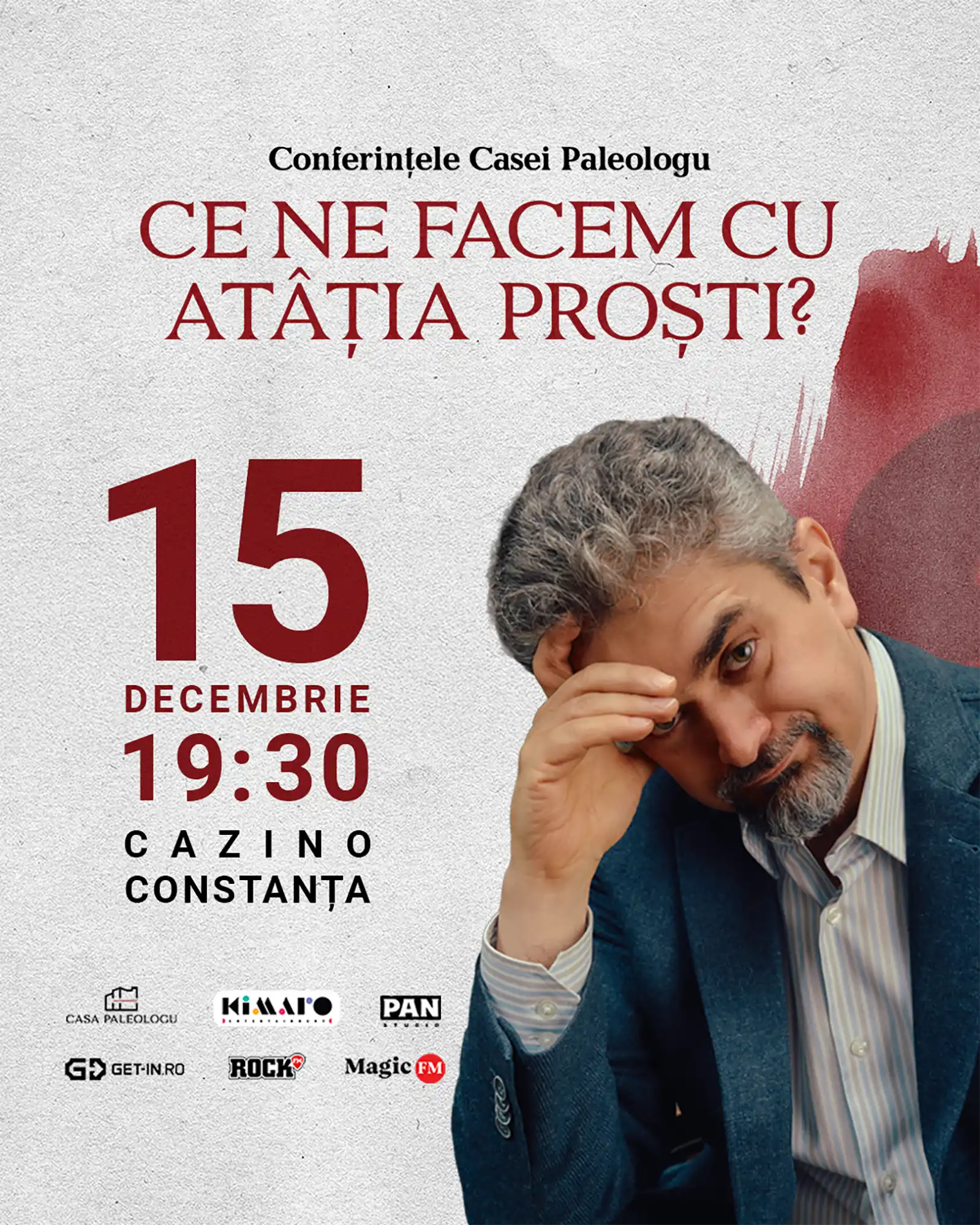 Theodor Paleologu duce filozofia pe scenă la Constanța