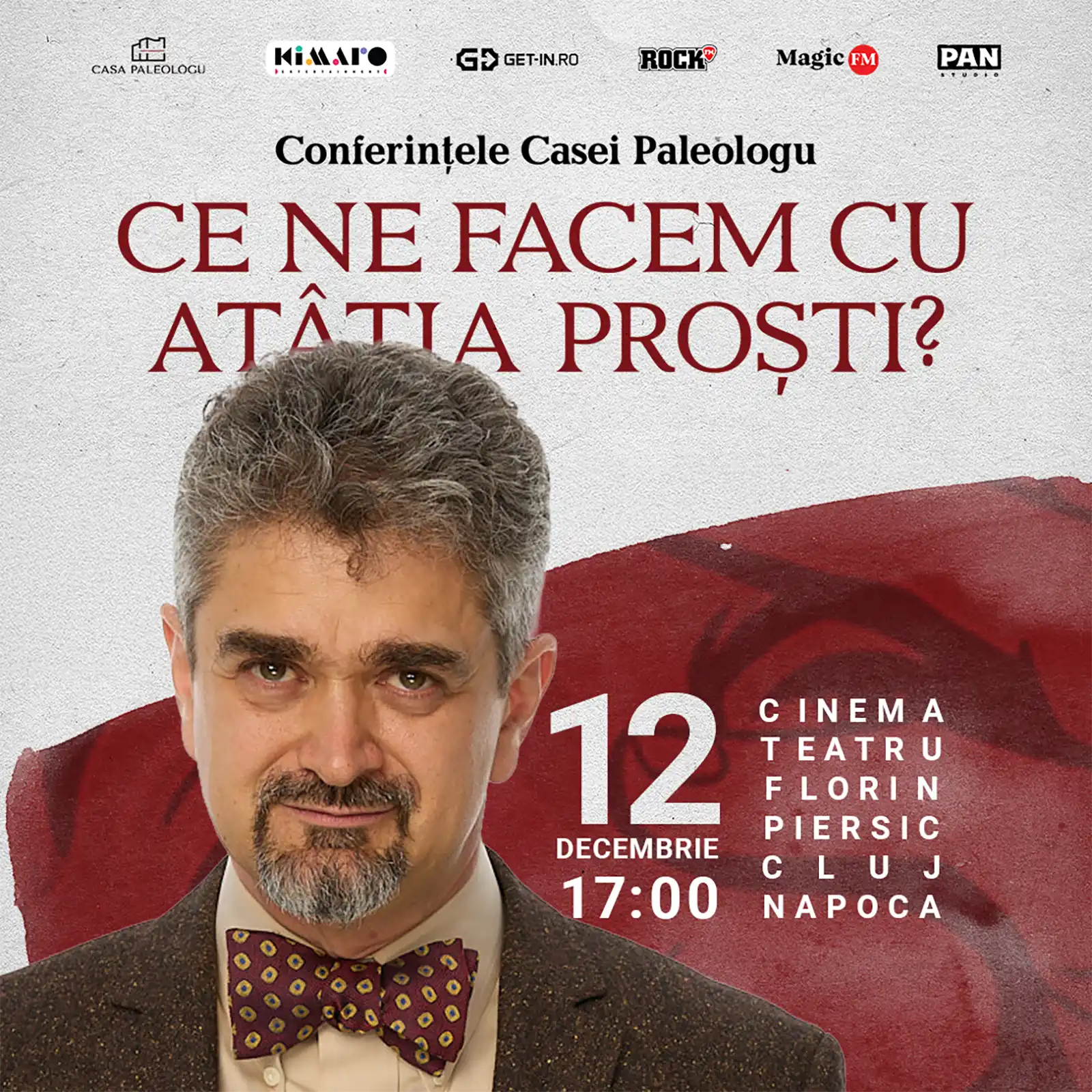 Theodor Paleologu duce filozofia pe scenă: „Ce ne facem cu atâția proști?”, pe 12 decembrie, la Cluj