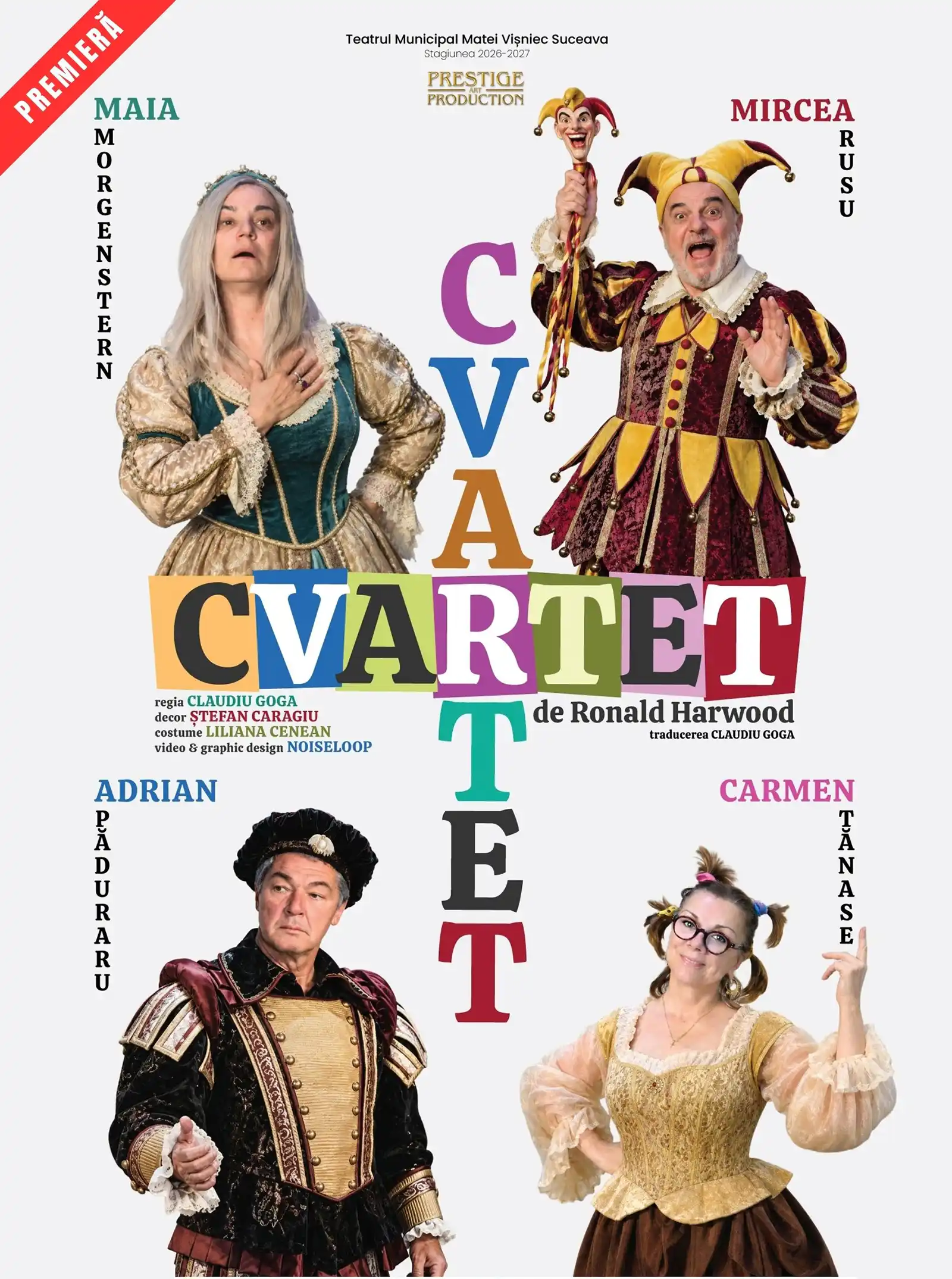Maia Morgenstern și Carmen Tănase aduc premiera „Cvartet” pe scenele din țară