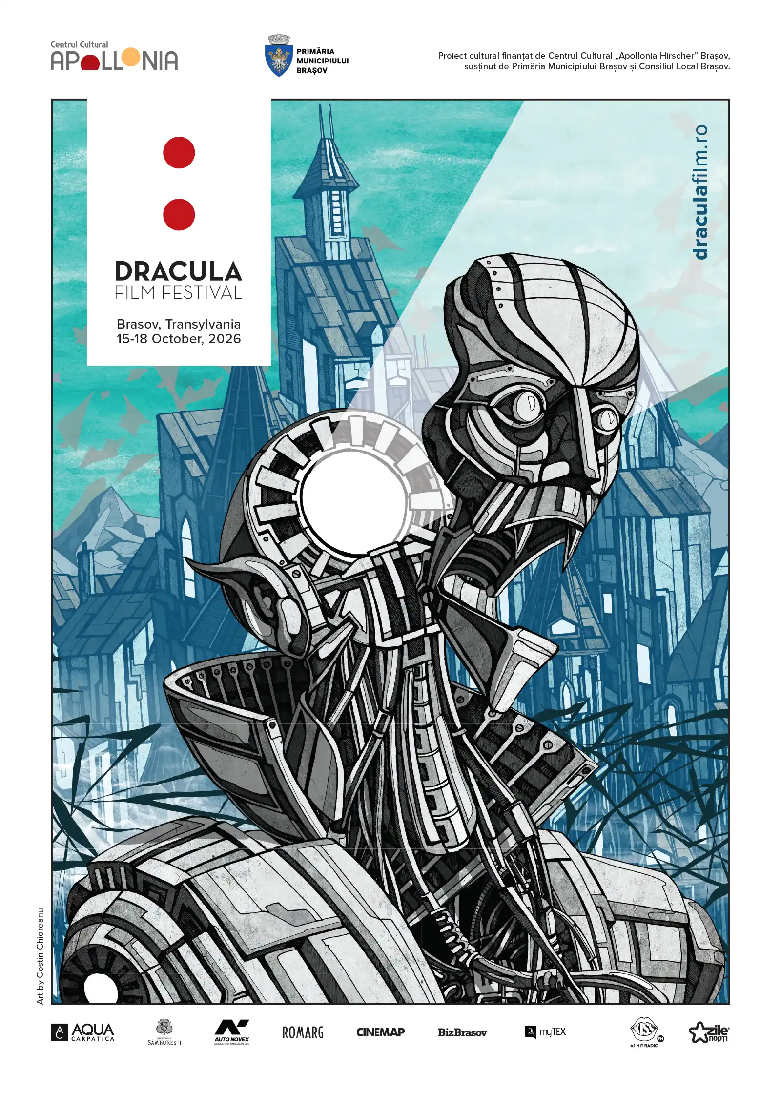 Începe Dracula Film Festival 2026! Patru zile de filme horror & fantasy, invitați internaționali și evenimente speciale la Brașov