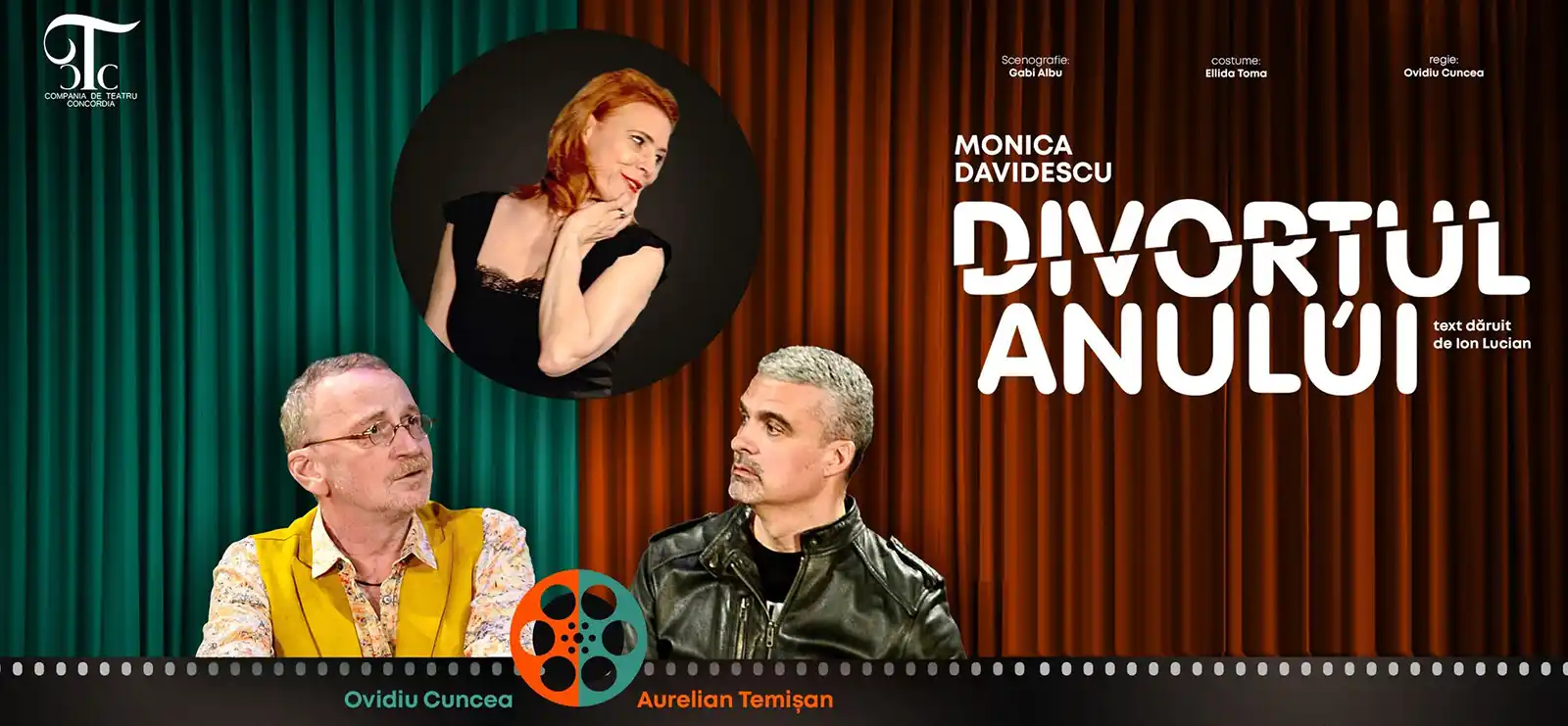 Aurelian Temișan, Monica Davidescu, Ovidiu Cuncea și Adrian Nartea, pe scenele din țară &icirc;n octombrie