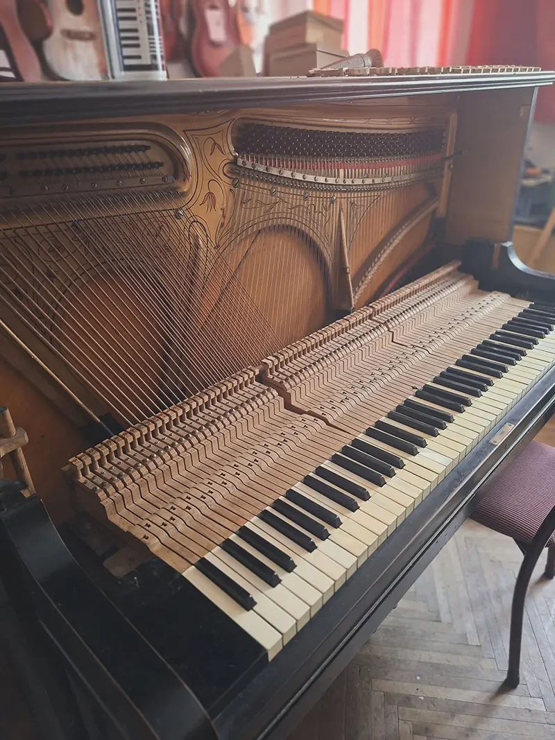 Familia Einschenk Brasov detaliu pianina atelier