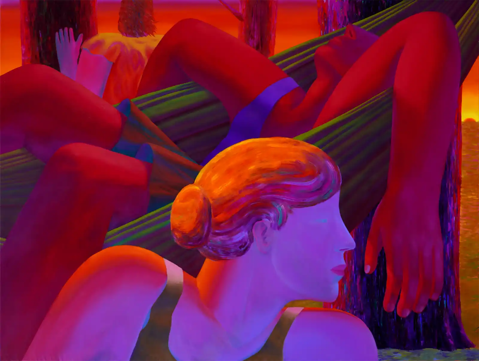O voce nouă în pictura figurativă contemporană: Lari Rafailă, într-o primă expoziție personală la Mobius Gallery