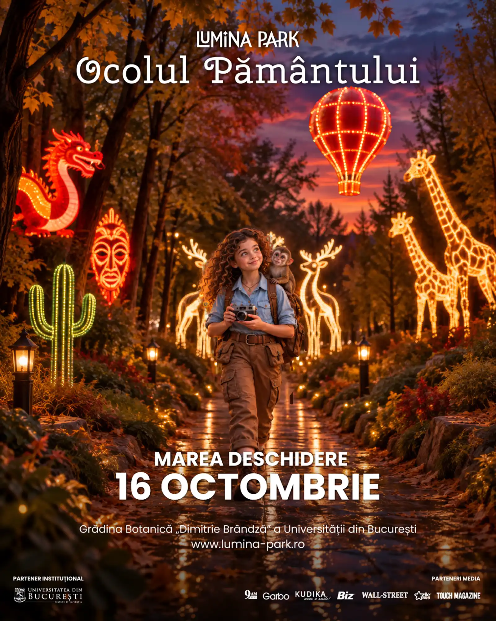Cel mai mare parc de lumini din țară - Lumina Park
