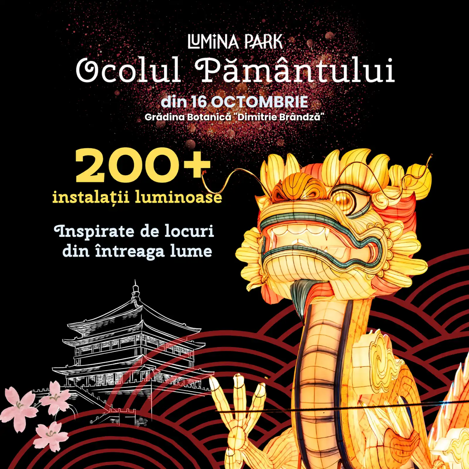 Cel mai mare parc de lumini din țară - Lumina Park