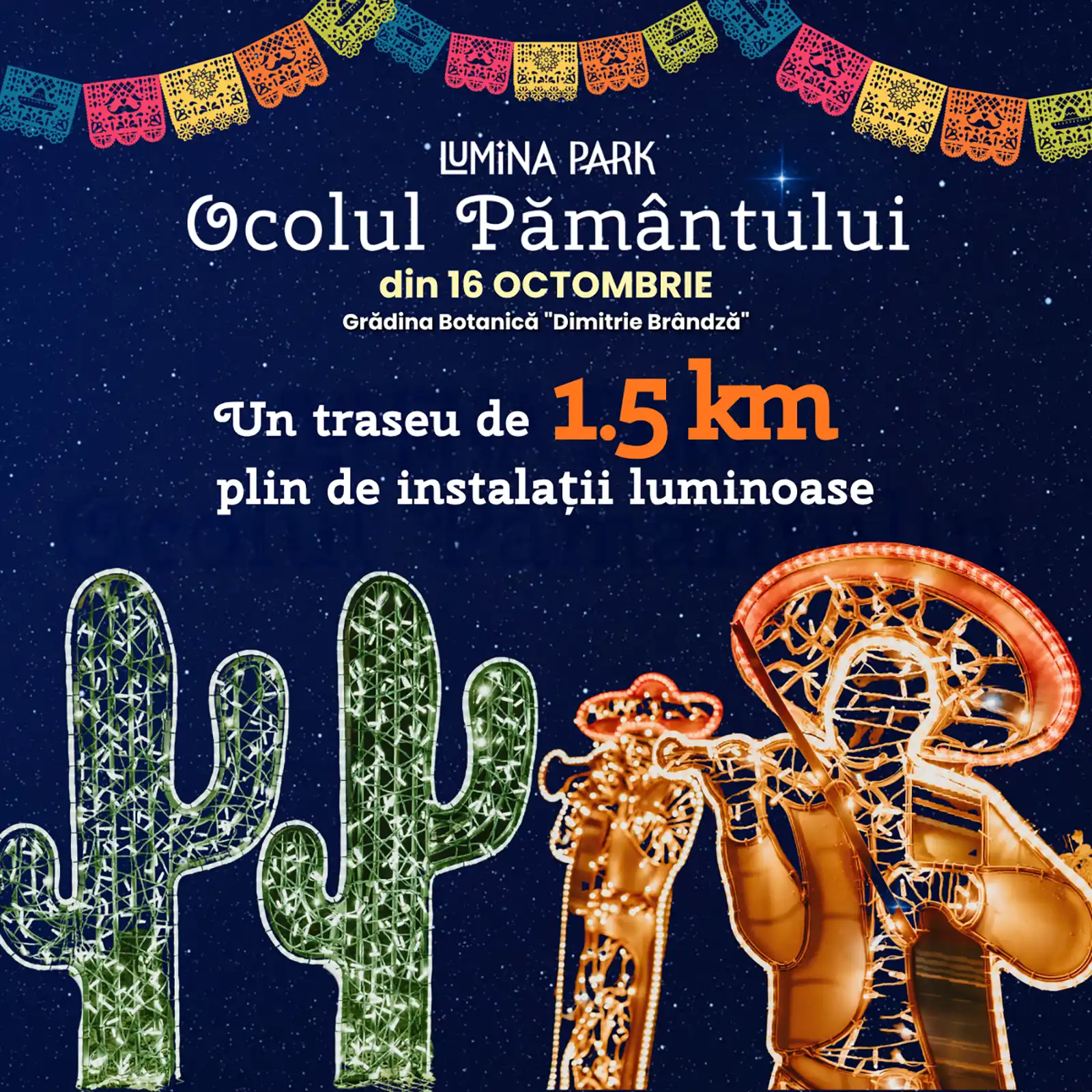 Cel mai mare parc de lumini din țară - Lumina Park