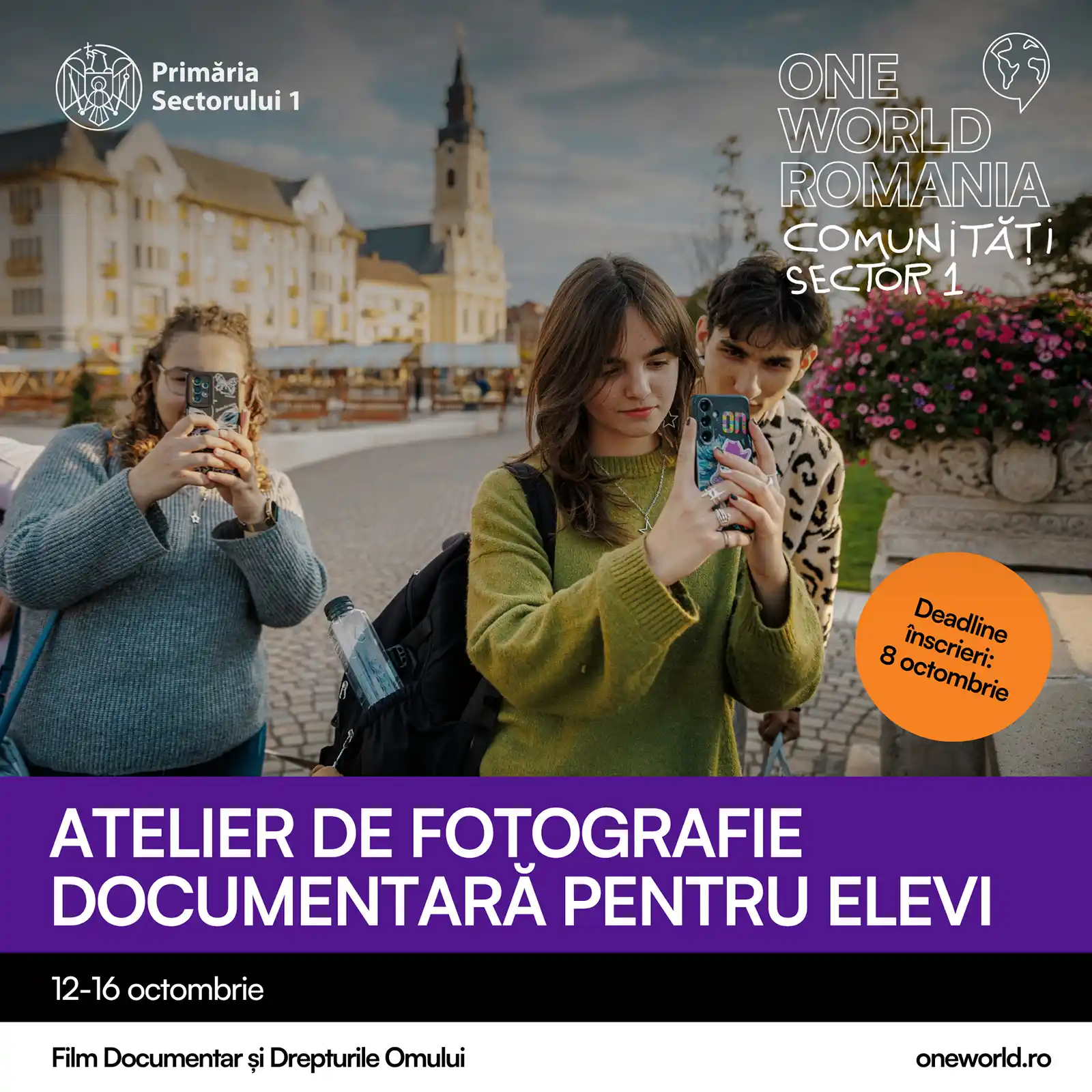 Oportunități pentru liceeni și ONG-uri care derulează proiecte comunitare și de accesibilizare, în cadrul OWR comunități