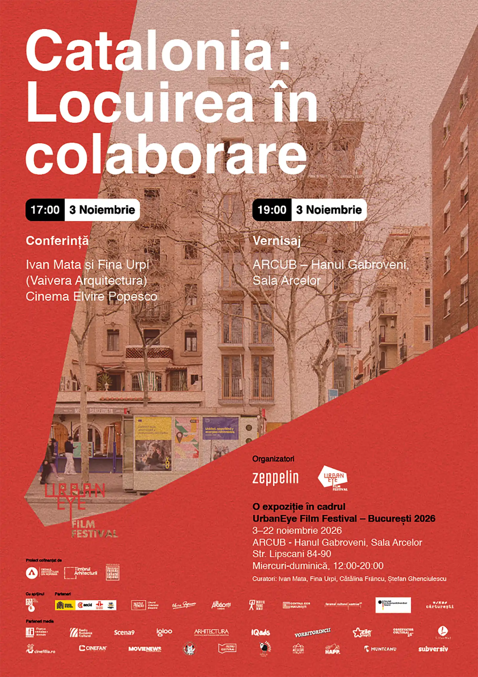 Catalonia: Locuirea în colaborare, o expoziție în cadrul Festivalului de Film UrbanEye – București 2026