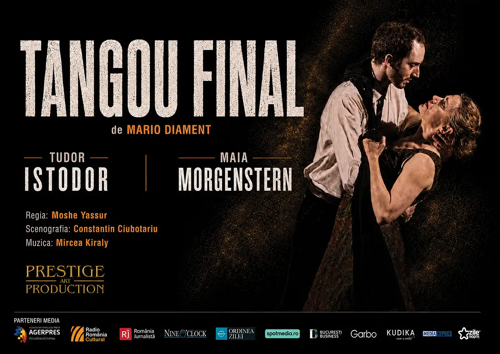 Marius Manole, Maia Morgenstern, Oana Pellea și Medeea Marinescu, pe scenele din București, Craiova, Focșani, Piatra-Neamț, Pitești și Bacău, &icirc;n perioada 4-11 octombrie