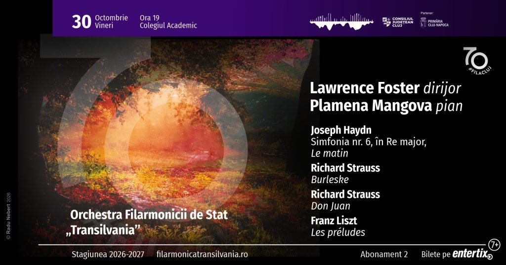 Concert simfonic – dirijor Lawrence Foster