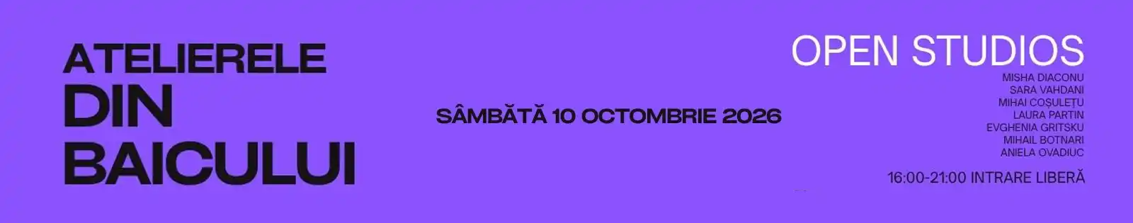 Atelierele din Baicului – Open Studios