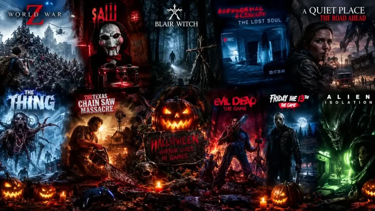 Jocuri video inspirate de filme de groază: cele mai populare adaptări pentru o noapte de Halloween