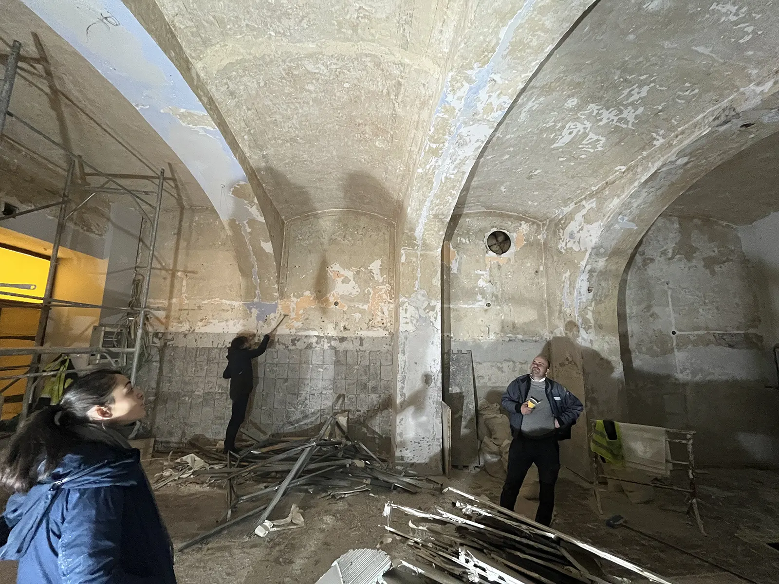 Spațiul istoric din Brașov înainte de amenajarea bistroului Omelett