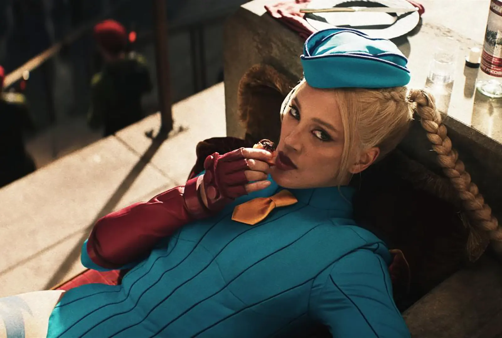 Cammy într-o scenă din filmul Street Fighter 2026